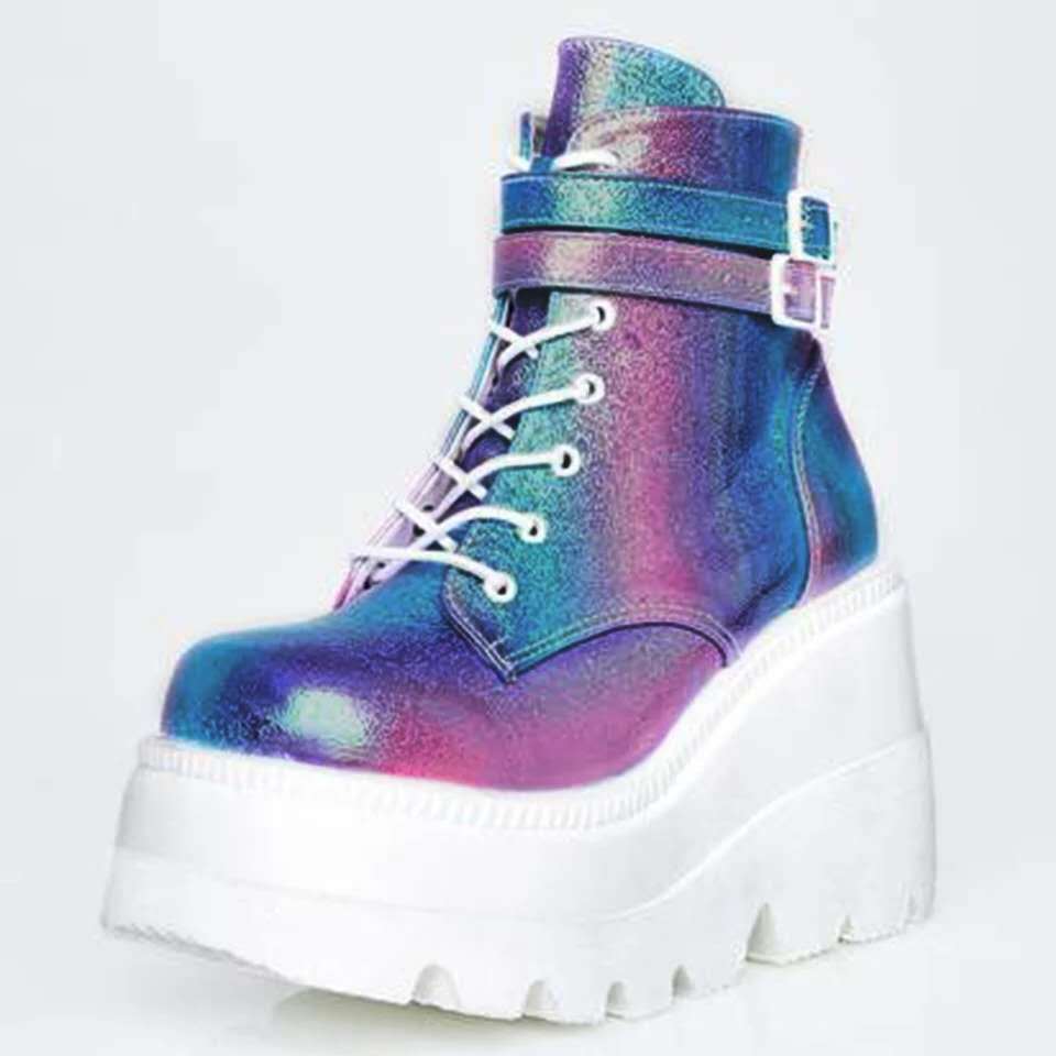 Bota Feminina Plataforma Stells
