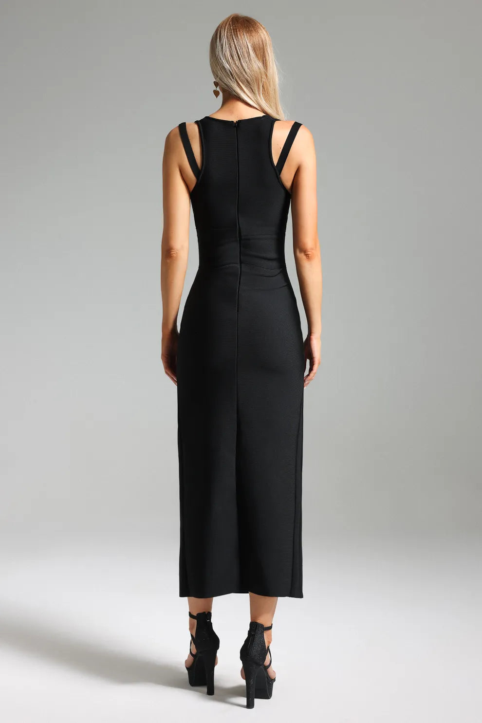 Vestido com decote em V Emily