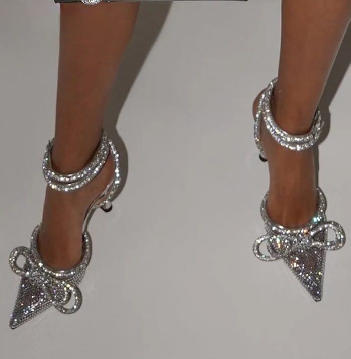 Scarpin Prateado