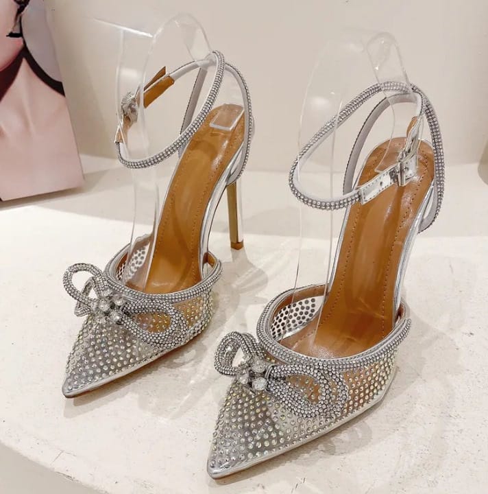 Scarpin Prateado