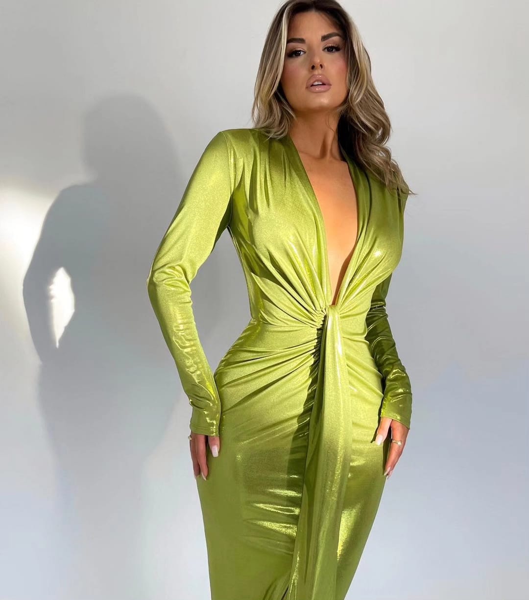 Vestido Maya Metallic