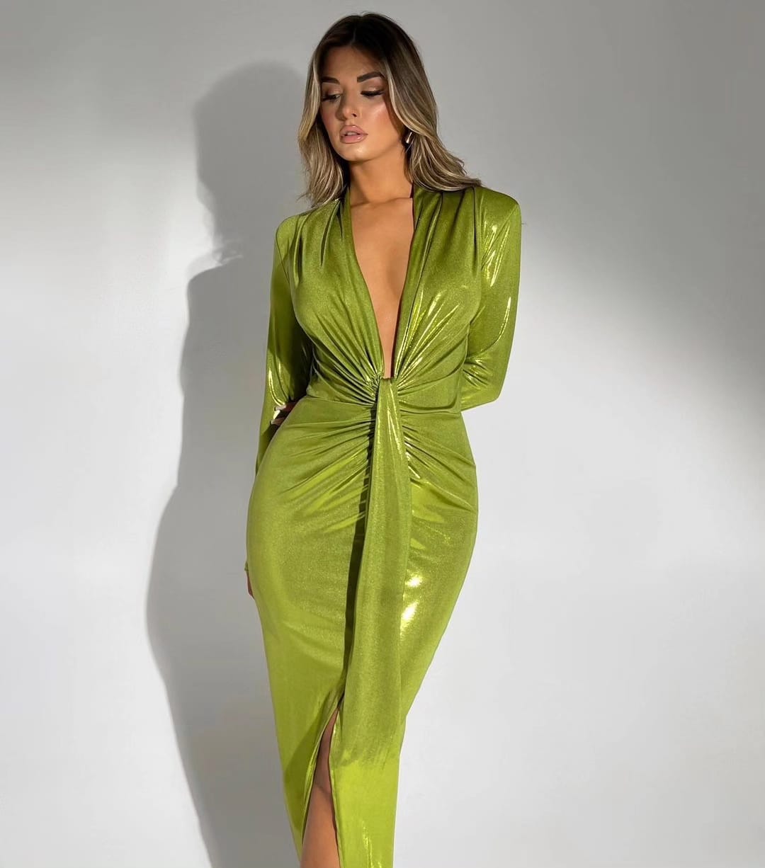 Vestido Maya Metallic