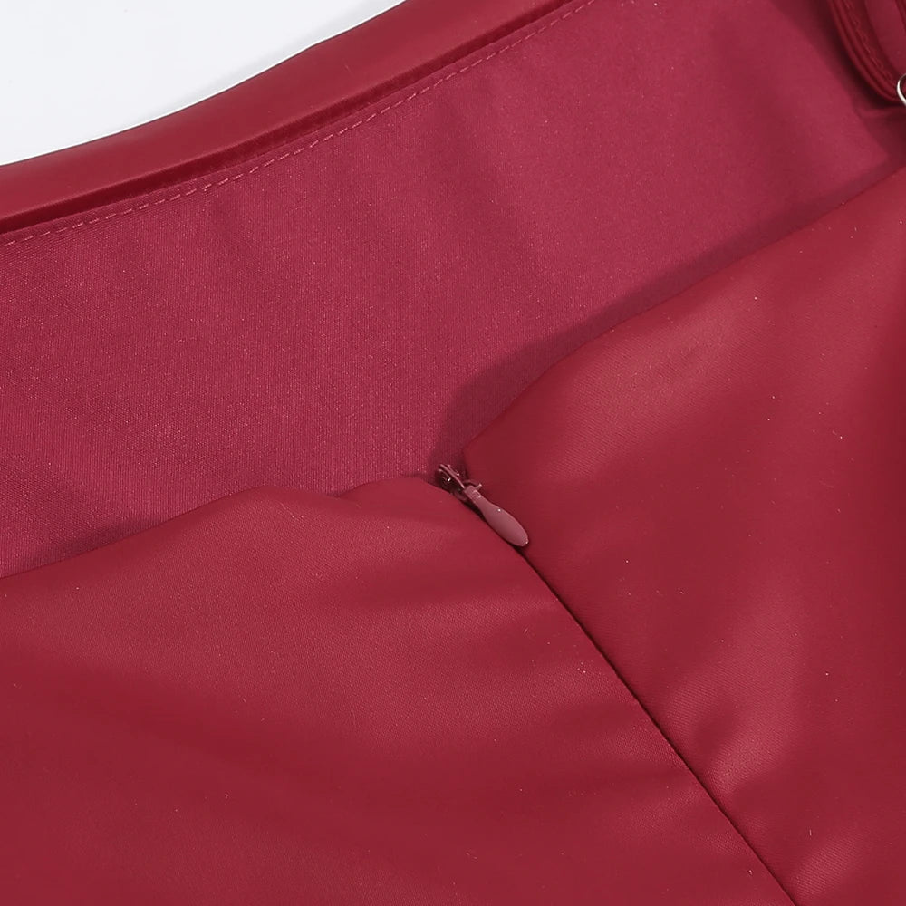 Vestido Riley Cetim Franzido