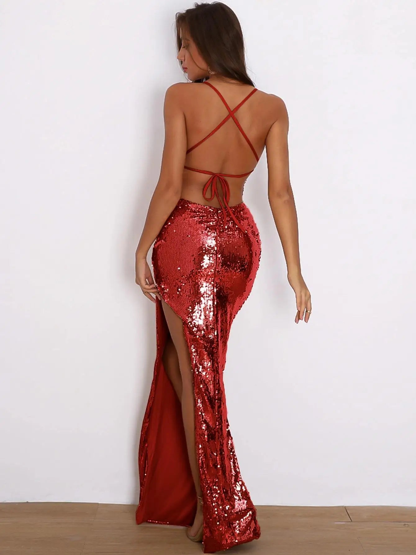 Vestido Longo Ouro Coquetel