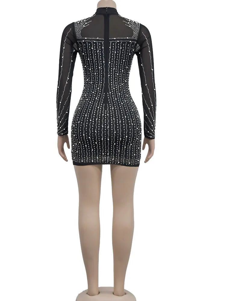 Vestido Patrícia Navy Mini Dress