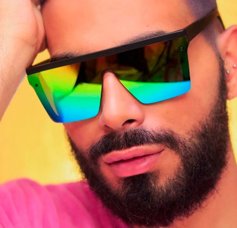 Óculos de Sol Oversize Hart UV400 (FRETE GRÁTIS)