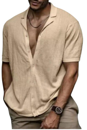 Camisa Social Aberta com Botôes- Alpha Man