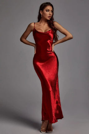 Vestido Metallic Longo