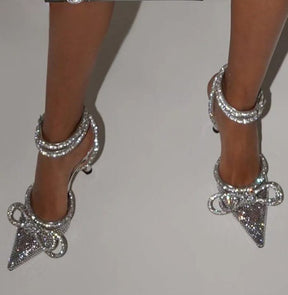 Scarpin Prateado