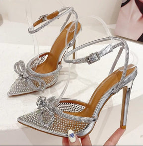 Scarpin Prateado