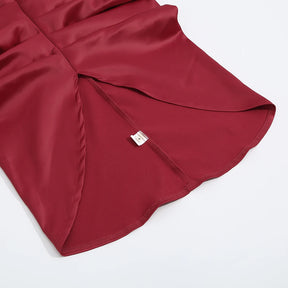 Vestido Riley Cetim Franzido