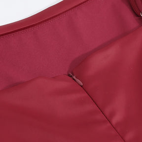 Vestido Riley Cetim Franzido