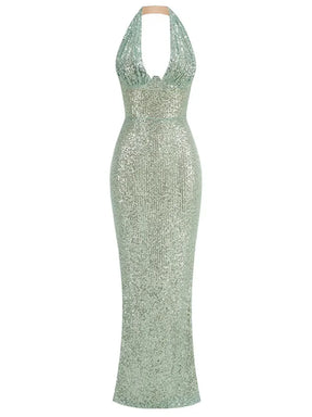Vestido Longo Slim Sheath,