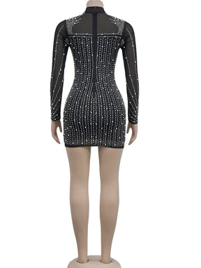 Vestido Patrícia Navy Mini Dress