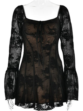 Vestido Manga Flare Samara
