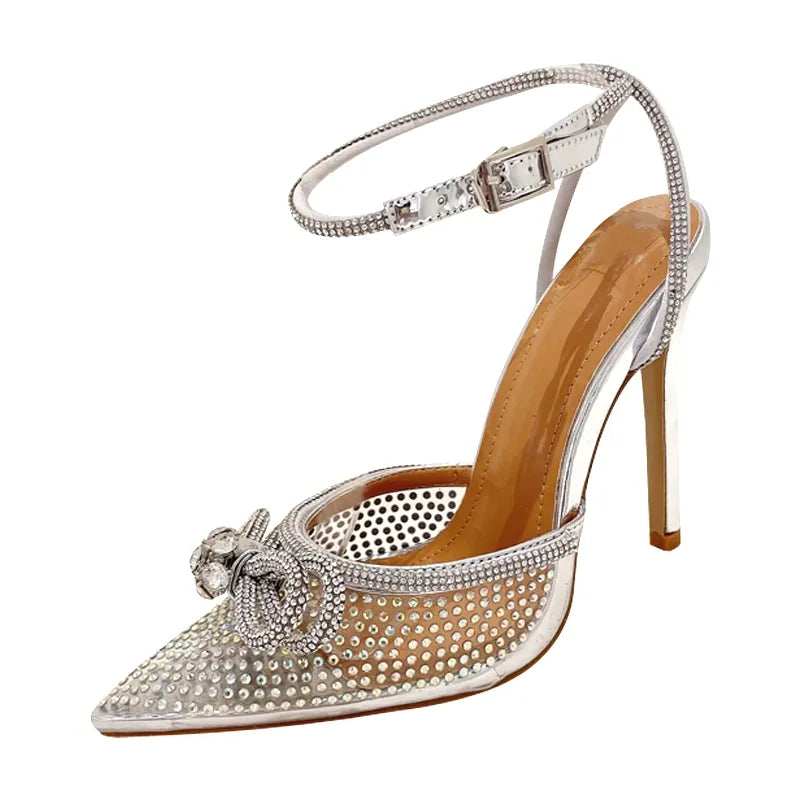 Scarpin Prateado