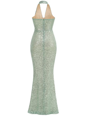 Vestido Longo Slim Sheath,