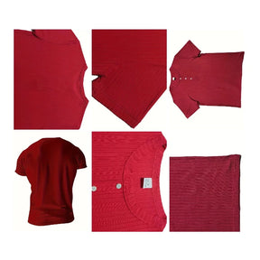 Camisa Masculina de Verão com Gola Henley