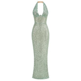 Vestido Longo Slim Sheath,
