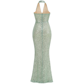 Vestido Longo Slim Sheath,
