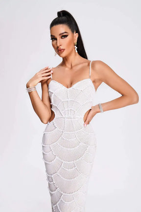 Vestido Branco Pearl Luxury