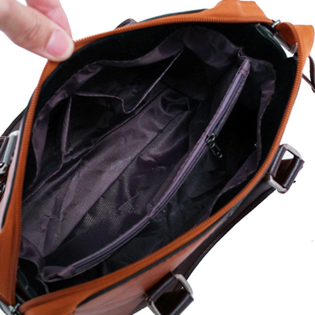 Bolsa De Couro Nature - Compre 1 Leve 4 - ROMANA SHOPPING