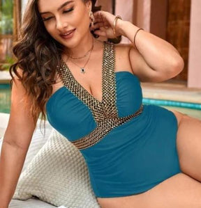 Maiô Bordado Plus Size. - ROMANA SHOPPING
