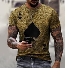 Camiseta Estampa 3D Cards