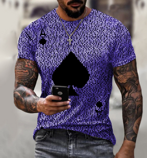 Camiseta Estampa 3D Cards