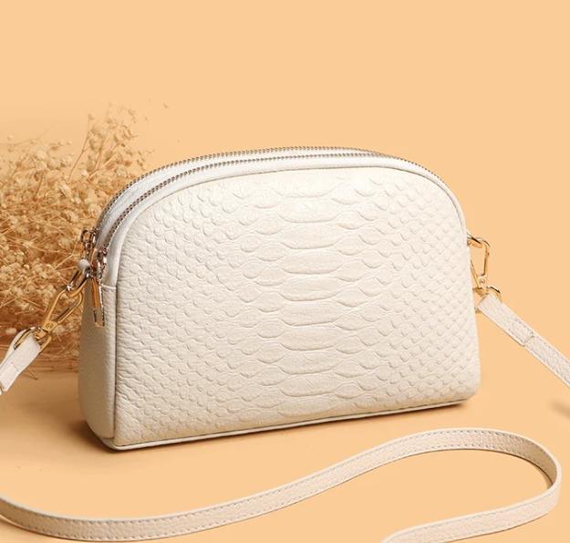 BOLSA GABI PLENA - COURO LEGITIMO - ROMANA SHOPPING
