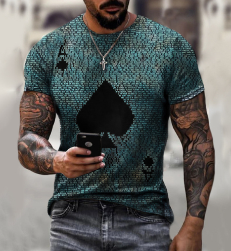 Camiseta Estampa 3D Cards