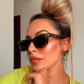 Óculos De Sol Vintage Elgin (2POR125) - ROMANA SHOPPING